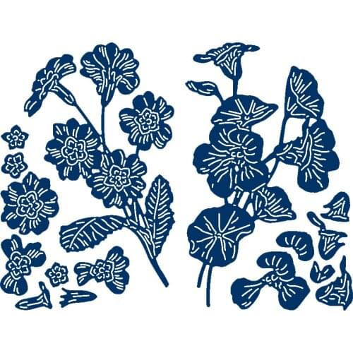 Nasturtium Flower Metal Cutting Dies DIY Card Album Making Crafts Scrapbooking Template Embossing Stencil New Dies 2019