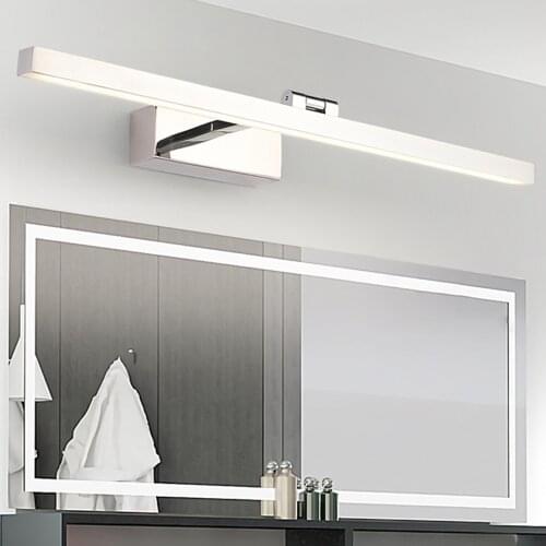 AC100-240V Modern LEDs Sconce Wall Lamp 12W 50cm/19.7in Bathroom Mirror Light Fixture Indoor Wall Lamp Cool White/Warm/3Colors