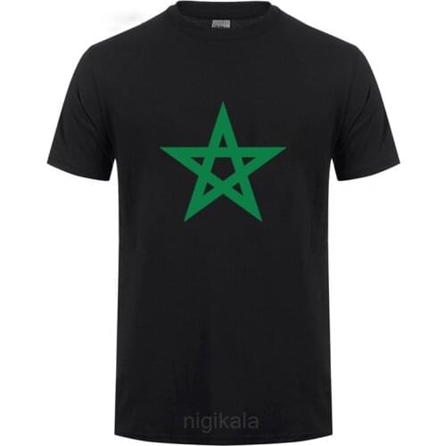 New Fashion Summer Style Morocco Flag T-Shirt For Men Women Short Sleeve Cotton Casual O Neck Cool Morocco T Shirt Tops Tee