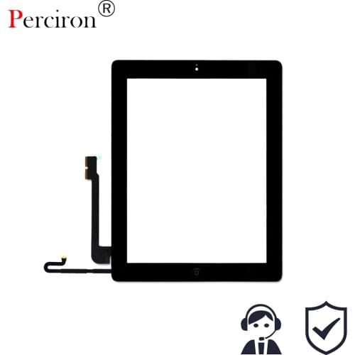 New 9.7'' inch For Ipad3 4 touch screen glass digitizer front Glass Digitizer panel +homebutton+adhesive tape for Black White