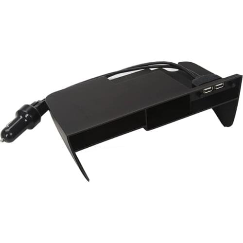 Center Console Organizer for Toyota RAV4 2021 2020 2019 Accessories, Tray Insert Divider Storage Box with 2 USB Ports