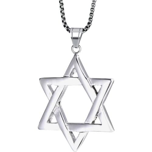 Five Star Pendant Necklace 2 Styles for Choose Titanium steel jewelry for Girl Christmas Birthday Gift