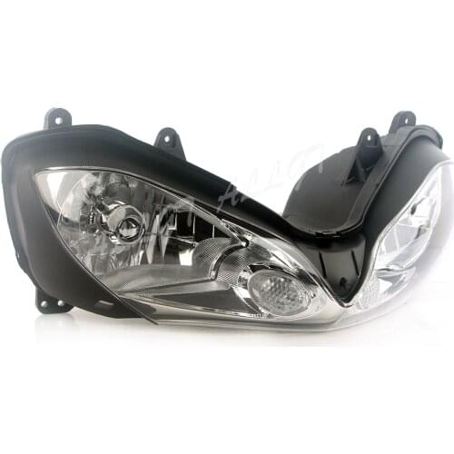 ALLGT Front Motorcycle Headlight Headlamp Assembly for KAWASAKI ZX10R 04 05 2004 2005