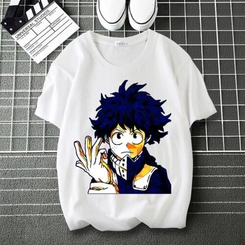 My Hero Academia OCHACO URARAKA Comic Printed personalise T-Shirt Round Neck Short Sleeve Modal Top Tee
