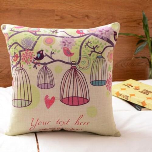 1pcs Creative Printing Colored Pillow Case Office Home Practical 100% Cotton Pillow For Travel Home Bedroom Decoration Supplies