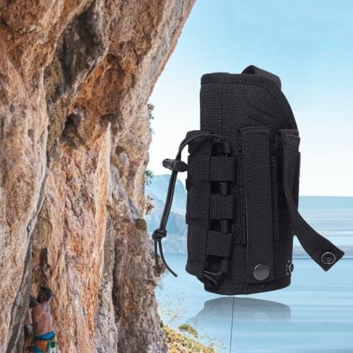 Adjustable Leg Holster for Pistol Nylon Tactical Airsoft Handgun Holster w/ Magazine Pouch