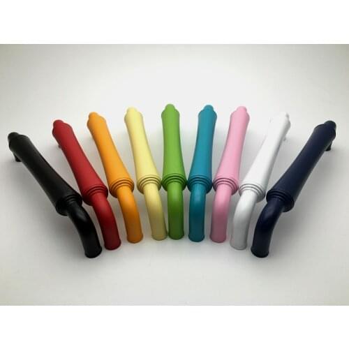 5" Colorful Cabinet Handle Door Handle Drawer Knob Kitchen Dresser Knobs Kids furniture hardware green 128 mm