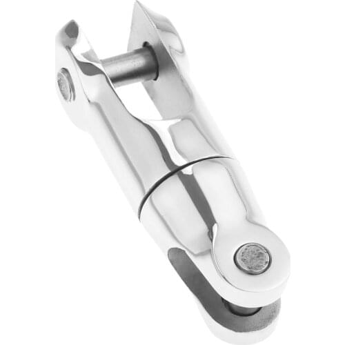Stainless Steel Marine Hardware Boat Anchor Single Swivel Connector Suit For 3/8" To 1/2" Chain Pin Rowing Boats Accessories