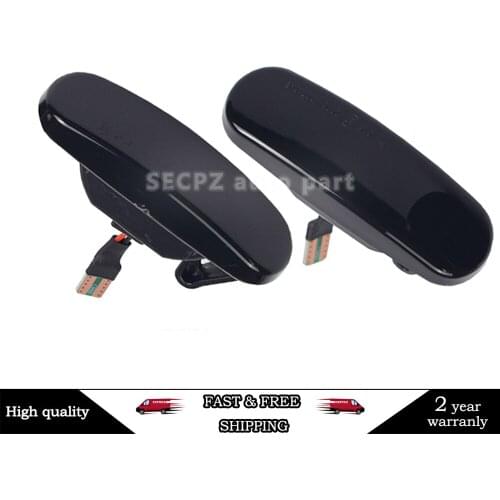 1 pair Dynamic Smoke LED side marker light turn signal lamp for Fiat Panda Punto Evo Stilo Qubo Peugeot Citroen Lancia Musa(350)