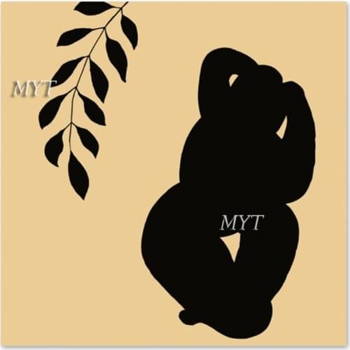 100% Hand-painted Abstract Human Body Canvas Oil Painting Abstract Wall Painting Picture Art As Christmas Gift For Decoration