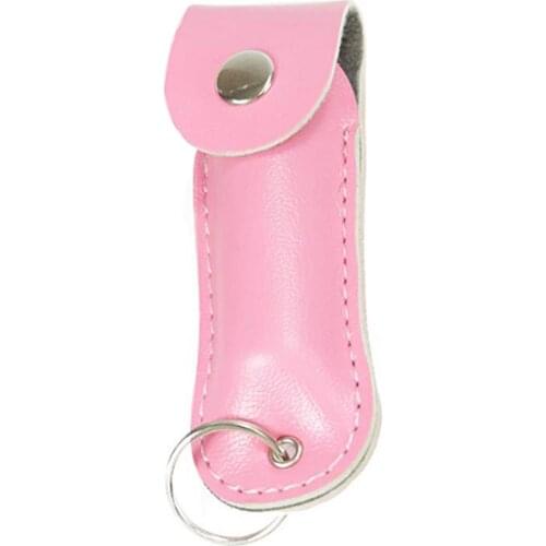 13X5cm OC Mace Pouch Pepper Spray Holder Pouch Leather Case Storage Cover For MK3 Canister (Random Color)