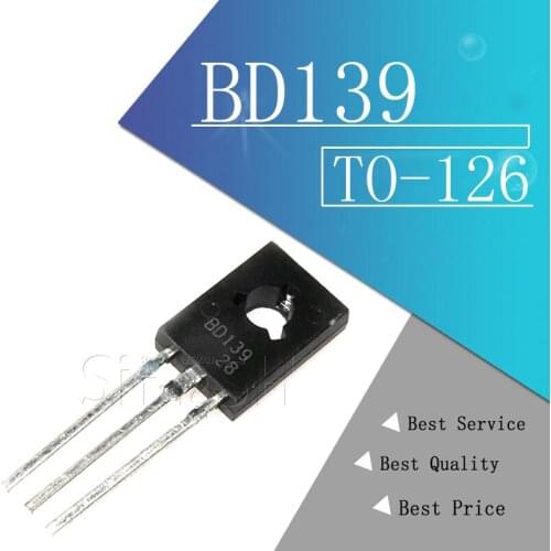 20PCS BD139 BD140 ( 10PCS BD139 + 10PCS BD140 ) TO126 TO-126 new voltage regulator IC