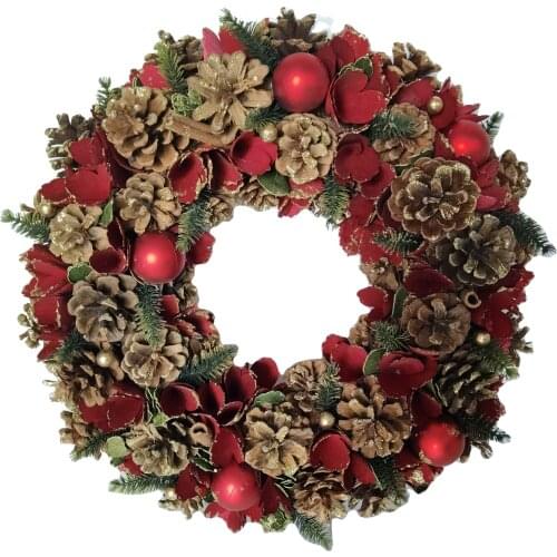 2021 Xmas Door Wreath Fall Garland Diy Craft Kit Dried Florals Decor do It By Christmas Dried Flowers Home Decor Wreath