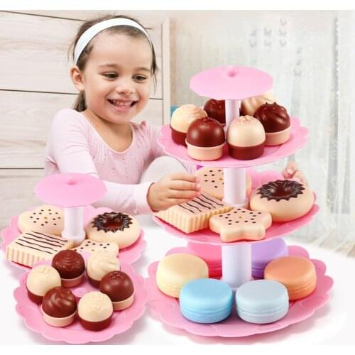 23Pcs Girls Pretend Role Play Simulation Birthday Cake Educational Kids Toy Set Machine Mini Classic Kids Educational Toys