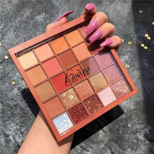 25 Colors EyeShadow Palette Shimmer Matte Glitter Pigmented Eyeshadow Pallete Shiny Diamond Metallic Makeup Pallete Coemstic