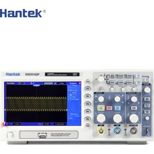 Hantek 3in1 Digital Oscilloscope+Waveform Generator+Multimeter USB Portable 2 Channels 40mhz 70mhz Multifunction Test Meter