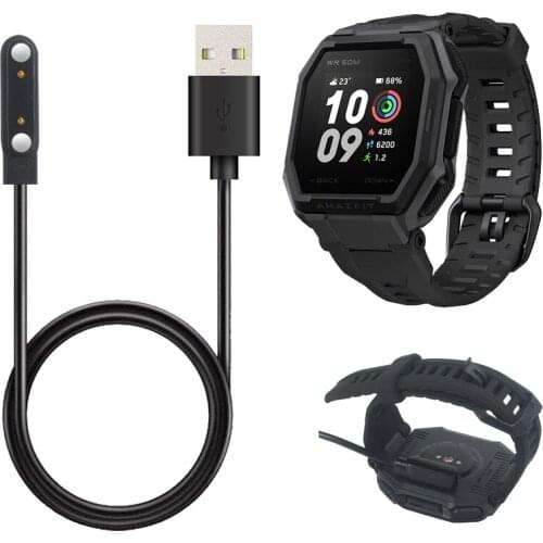 Smartwatch Dock Charger Adapter Magnetic USB Charging Cable Base Cord Wire for Xiaomi Amazfit Ares A1908 Sport Watch