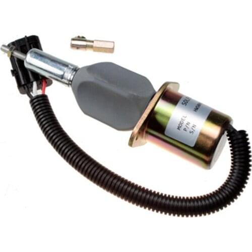 24V Stop Solenoid Valve 3928161 Electronic Engine Solenoid for Cummins Parts Cut Off Solenoid