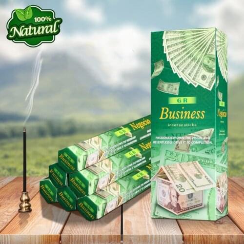 GR Wreath Business Aroma India Incense Sticks,Aromatic Indoor Fragrance Home Living,Relaxing,Stress Relief,Meditation,Refreshing