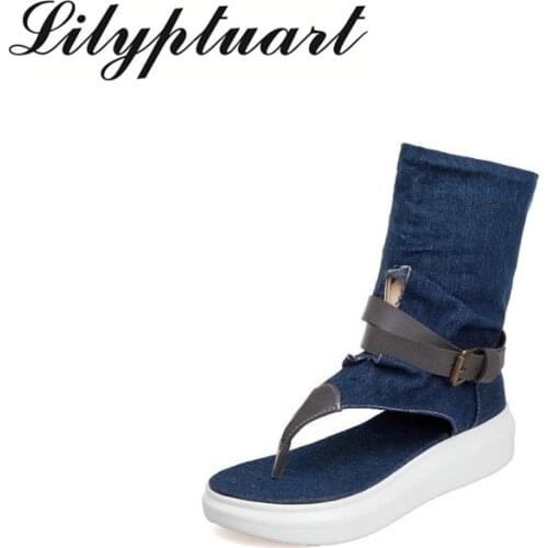 Best Selling Womens Comfortable Sexy High Heels Wedges Womens Cool Boots Casual Anti-slip Fashion Sandals Platform Sandals