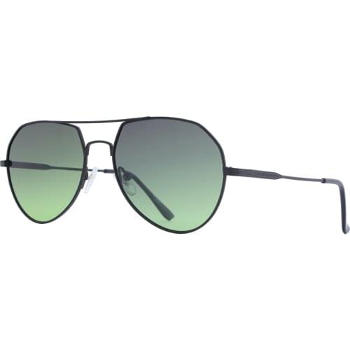 CLAES Mallorca Black Polarized Metal Sunglasses