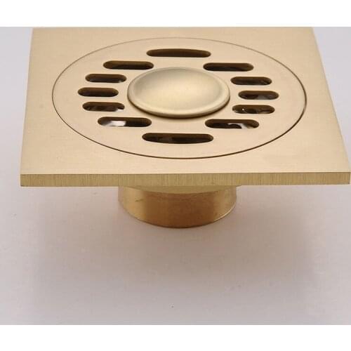 Whosale Or Retail Brass Deodorant Floor Drain Filter For Washing Machine,Bathroom Shower Floor Drains Strain Covers High-Quality