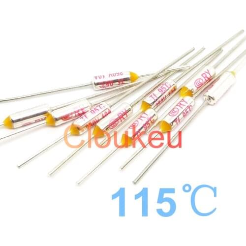 RY Tf 115C 250V10A/15A Metal temperature fuse 115 Centigrade