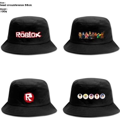 Roblox Fashion Bucket Hat New Candy Colors Face Sun Hat Outdoor Sports Travel Beach Caps Fishermen Hats Hip Hop Cap Gift