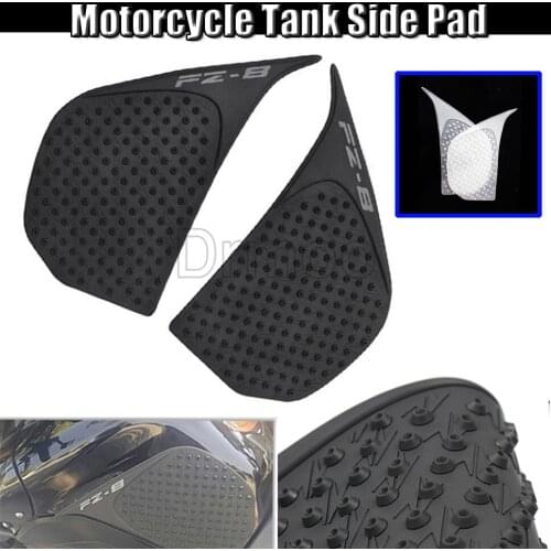 Motorcycle 1 Pair Protector Anti Slip Tank Pad Sticker Gas Knee Grip Traction Side Decal Cover For Yamaha FZ8N 2010-2015