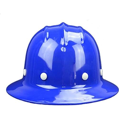 Full Brim Hard Hat, 8-Point Ratchet Suspension, Impact Resistance Safety Helmet Adjustable Hat, Red, Blue, Yellow, White