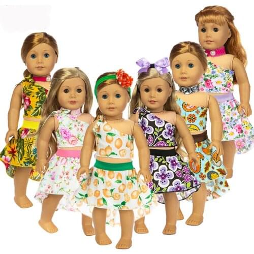 Flower Set Dress Clothes fits for American girl 18" american girl doll alexander,girls dolls