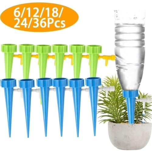 NEW 1/6/10/12/Pcs Drip Irrigation System Automatic Watering Spike for Plants Garden Watering System Irrigation System Greenhouse