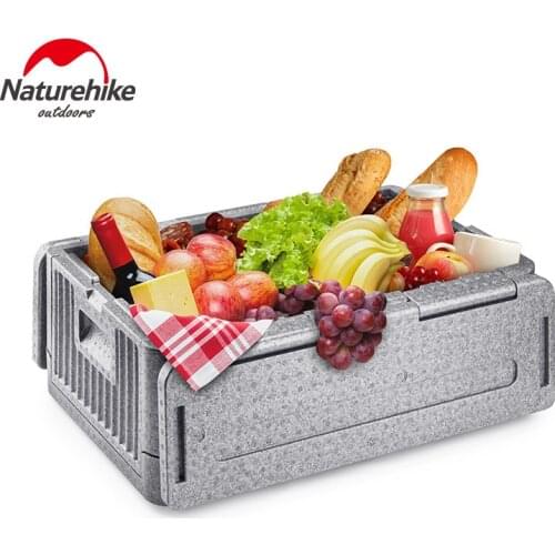 Naturehike 2020 New Folding Picnic Storage Box Outdoor Camping Lightweight Travel Food Luggage Storage Sundries Bag