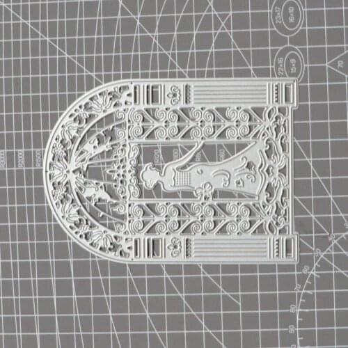 Bride Wedding Background Cutting Dies Stencils For DIY Paper Cards Making Scrapbooking Dies Metal Nouveau Arrivage 2021