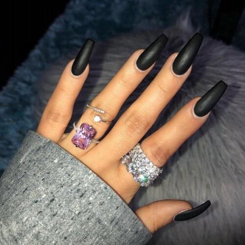 Eternity Diamond cz Promise Ring 925 Sterling Silver Statement Wedding Band Rings for women men Engagement Jewelry Gift