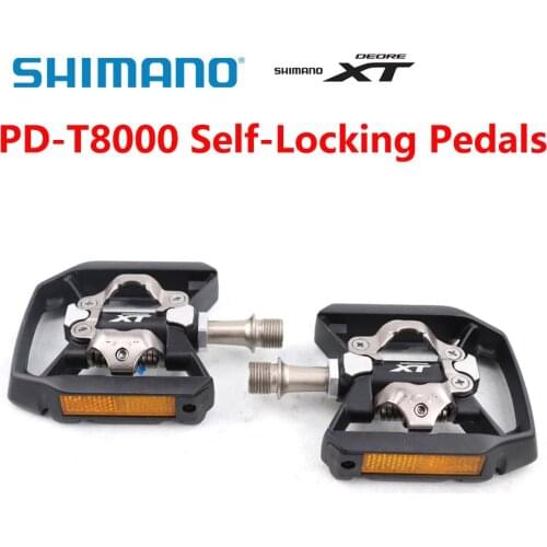 Shimano XT PD T8000 MTB Pedals Self-locking Pedals Bike Pedals Bicycle Pedals Include SM-SH56 Original Box Bicycle Parts