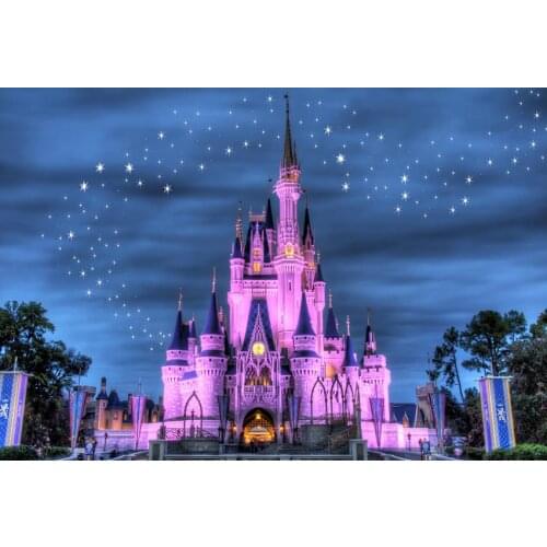 Dreamlike castle wedding photography backgrounds vinyl newborn Photo backdrops for photo Studio accessories photophone lv-1939