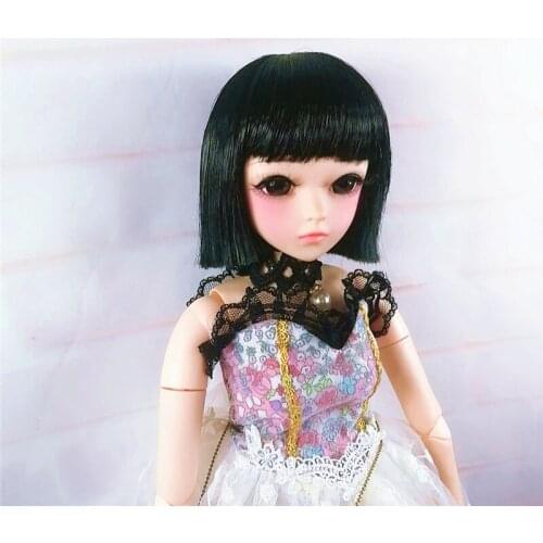 1/3 1/4 1/6 1/8 Bjd SD Wig Short Hair High Temperature Wire BJD Wig For BJD Doll