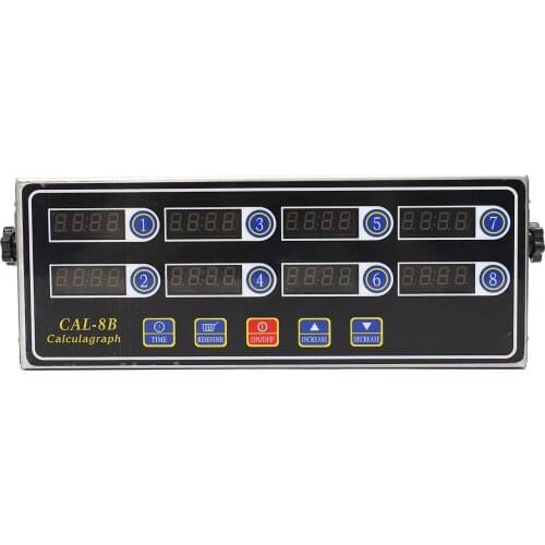 Jiguoor 3 Stage Reminder Timer Switch Portable Smart Power Socket 8 Channel Digital Timer CAL-8B Basket Shaking Timing Timer