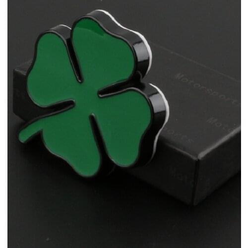 Four Leaf Clover sticker car Metal Badge Emblem Motorcycle Car Stickers DIY Decoration for Alfa Romeo Giulia Stelvio Car Styling