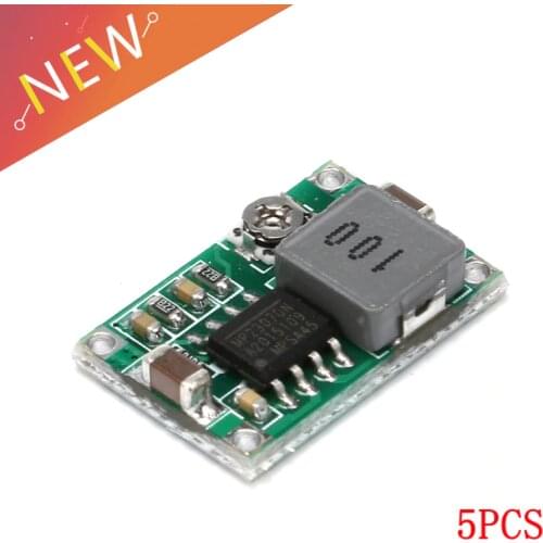5 pcs RC Airplane Module Mini 360 DC-DC Buck Converter Step Down Module 4.75V-23V to 1V-17V 17x11x3.8mm Mini360 New LM2596