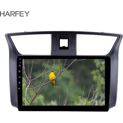 Harfey GPS Navi Stereo 10.1" Car Multimedia Player For 2012 2013-2016 Nissan Sylphy Android 8.1 2din Touchscreen DVR TV tuner