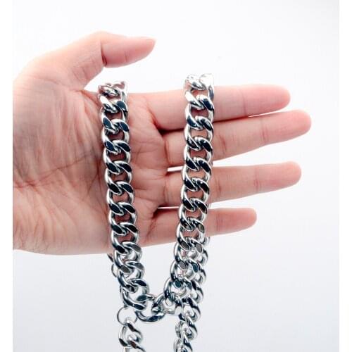 Goth Chains Harajuku Jewelry Neck Pendants Women Gifts for the New Year Mens Necklace Cuban Link Chain Stainless Steel Choker