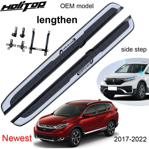 HOT running board side step nerf bar for Honda CRV CR-V 2017 2018 2019 2020 2021,original style,free drill hole,can load 300kg