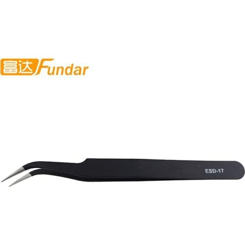 Curved ESD Tweezers esd17 For Mobile /Computer Repair