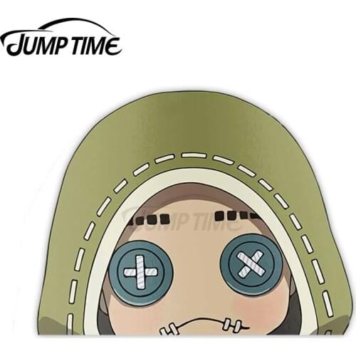 JumpTime 13 x 12 cm Identity V Gardener & Mercenary Peeker Personality Car Sticker Surfboard Truck Decal Sunscreen Car Styling