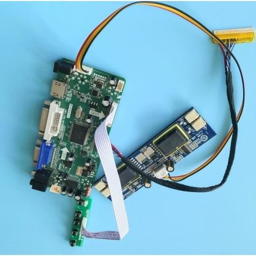 Kit for LM190WX1-TLA1/LM190WX1-TLC1 1440x900 Screen Controller Board HDMI+DVI+VGA LCD Dispay 30pin Panel 4 Lamps Monitor Audio