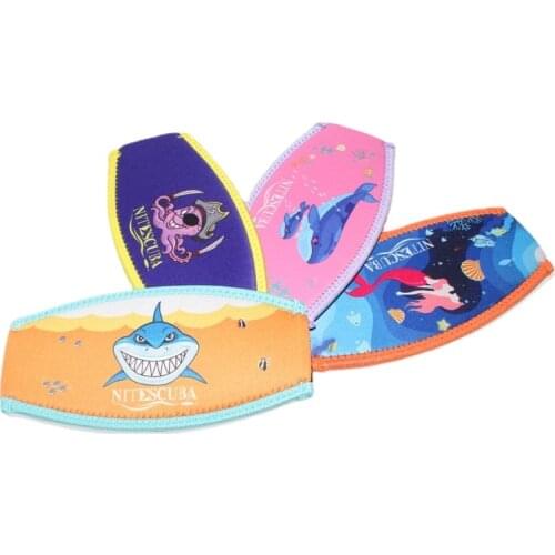 Diving mask hair guard with anti-wrapped hair snorkeling swimming goggles hair guard with padding both sides Velcro