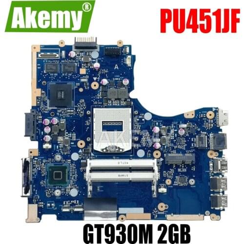PU451JF laptop motherboard For Asus PU451 PU451J REV2.0 HM87 socket 940 DDR3 GT 930M 2GB graphics card mainboard 100% tested