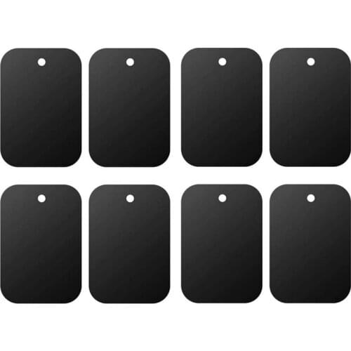 Mount Metal Plate(8Pack)for Magnetic Car Mount Phone Holder with Full Adhesive for Phone Magnet, Magnetic Mount,Car Mount Magnet